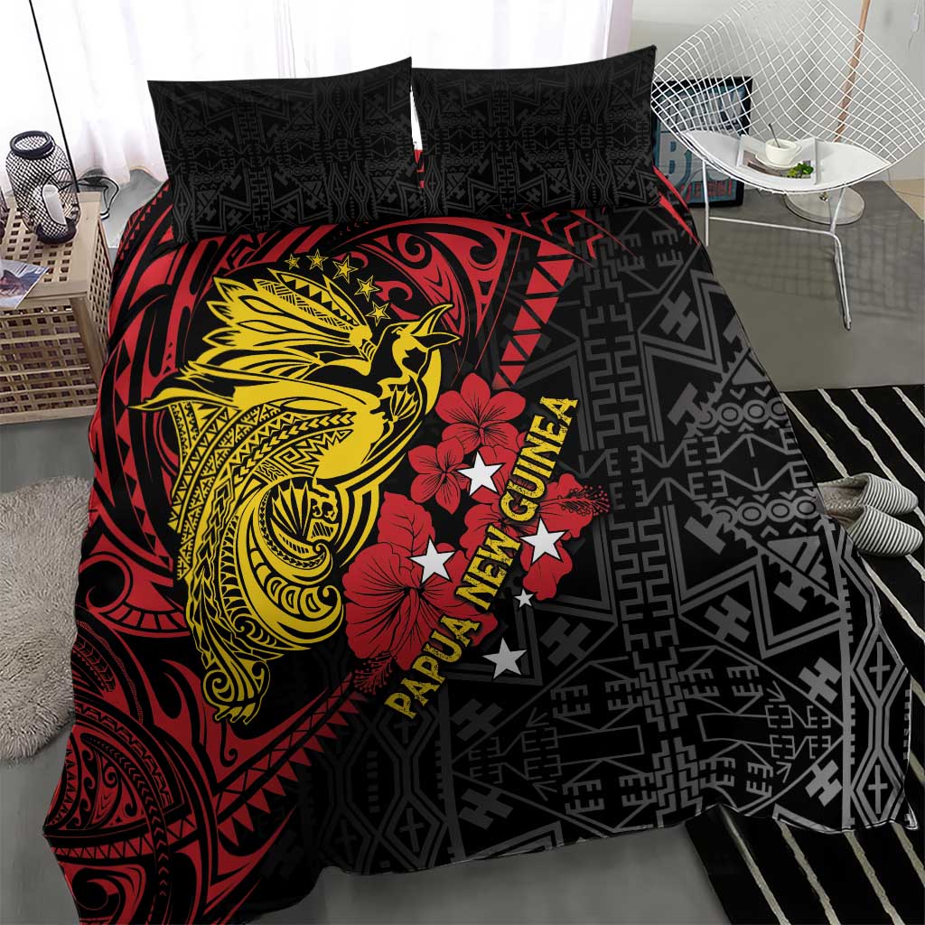 Papua New Guinea 49th Independence Day Bedding Set Motuan Revareva Bird-of-Paradise LT7 - Polynesian Pride