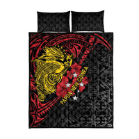Papua New Guinea 49th Independence Day Quilt Bed Set Motuan Revareva Bird-of-Paradise LT7 - Polynesian Pride