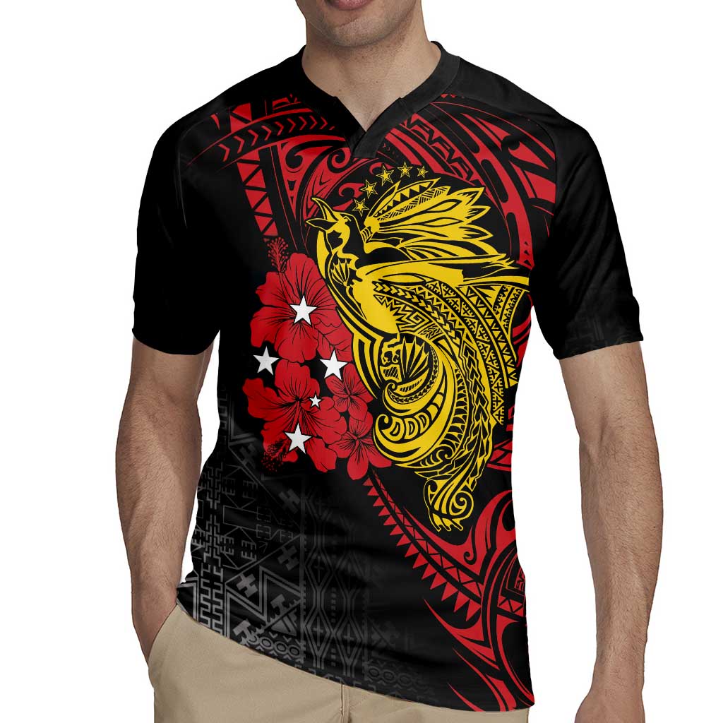 Papua New Guinea 49th Independence Day Rugby Jersey Motuan Revareva Bird-of-Paradise