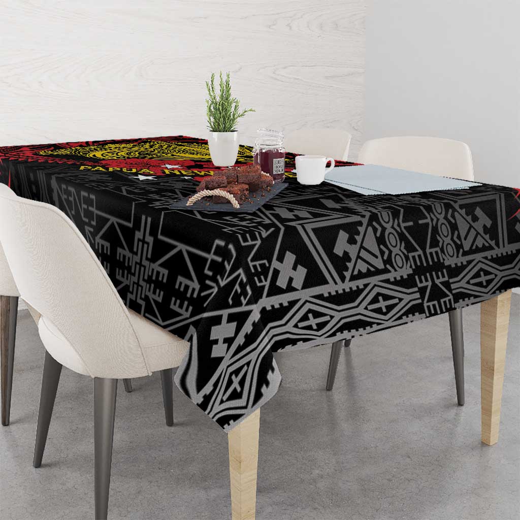 Papua New Guinea 49th Independence Day Tablecloth Motuan Revareva Bird-of-Paradise LT7 - Polynesian Pride