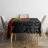 Papua New Guinea 49th Independence Day Tablecloth Motuan Revareva Bird-of-Paradise LT7 - Polynesian Pride