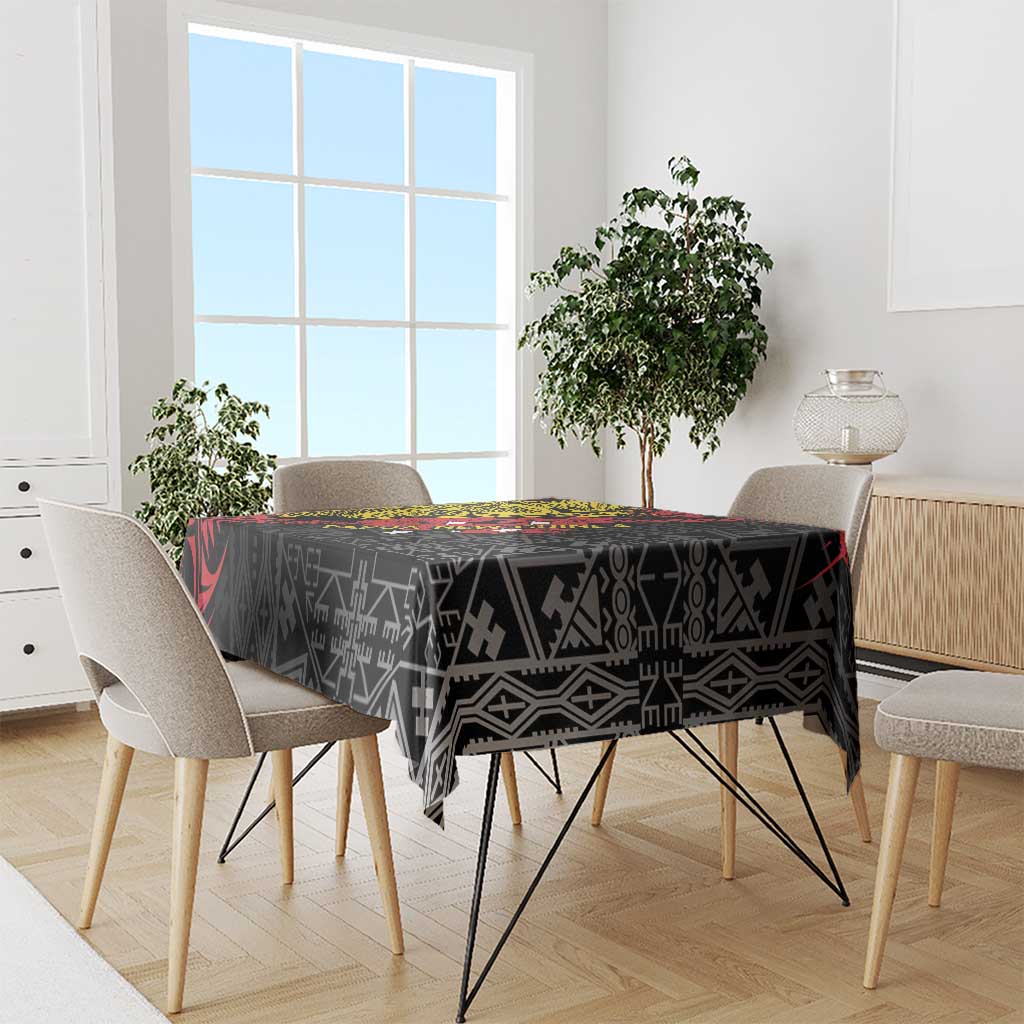 Papua New Guinea 49th Independence Day Tablecloth Motuan Revareva Bird-of-Paradise LT7 - Polynesian Pride