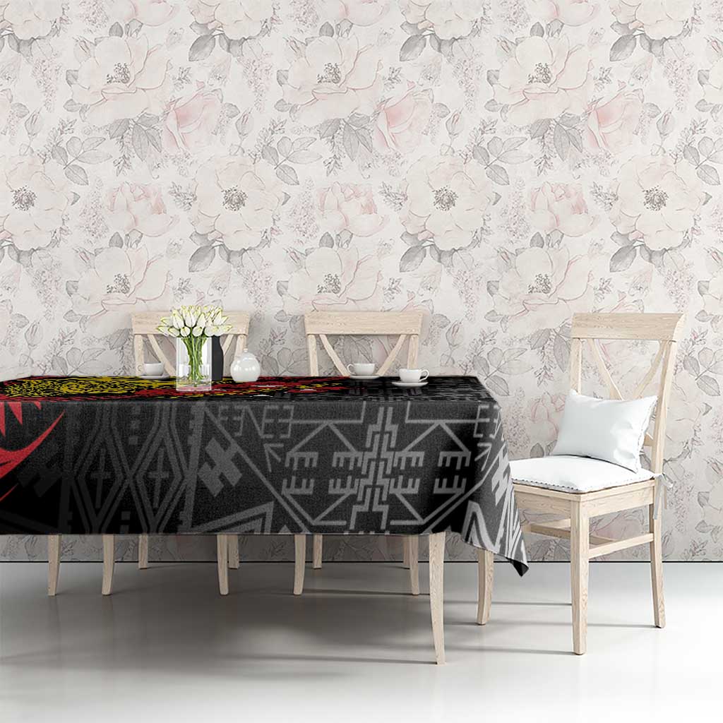 Papua New Guinea 49th Independence Day Tablecloth Motuan Revareva Bird-of-Paradise LT7 - Polynesian Pride