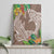 Polynesia Canvas Wall Art Sharks Duo Tropical Brown