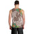 Polynesia Men Tank Top Sharks Duo Tropical Brown