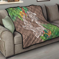 Polynesia Quilt Sharks Duo Tropical Brown LT7 - Polynesian Pride