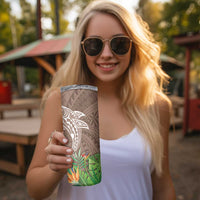 Polynesia Skinny Tumbler Sharks Duo Tropical Brown