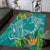 Polynesia Area Rug Sharks Duo Tropical Teal