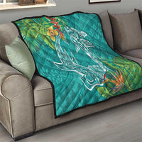 Polynesia Quilt Sharks Duo Tropical Teal LT7 - Polynesian Pride