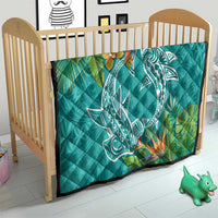 Polynesia Quilt Sharks Duo Tropical Teal LT7 - Polynesian Pride