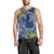 Polynesia Men Tank Top Sharks Duo Tropical Navy