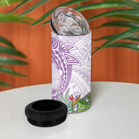 Polynesia 4 in 1 Can Cooler Tumbler Sharks Duo Tropical Lavender
