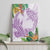 Polynesia Canvas Wall Art Sharks Duo Tropical Lavender