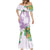 Polynesia Mermaid Dress Sharks Duo Tropical Lavender