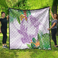 Polynesia Quilt Sharks Duo Tropical Lavender LT7 - Polynesian Pride