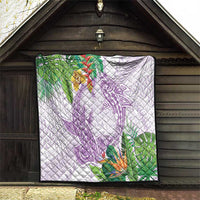 Polynesia Quilt Sharks Duo Tropical Lavender LT7 - Polynesian Pride