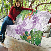 Polynesia Quilt Sharks Duo Tropical Lavender LT7 - Polynesian Pride