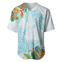 Polynesia Baseball Jersey Sharks Duo Tropical Turquoise LT7 Turquoise - Polynesian Pride