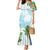 Polynesia Mermaid Dress Sharks Duo Tropical Turquoise