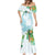 Polynesia Mermaid Dress Sharks Duo Tropical Turquoise