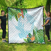 Polynesia Quilt Sharks Duo Tropical Turquoise LT7 - Polynesian Pride