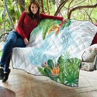 Polynesia Quilt Sharks Duo Tropical Turquoise LT7 - Polynesian Pride