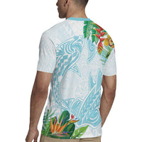 Polynesia Rugby Jersey Sharks Duo Tropical Turquoise