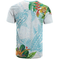 Polynesia T Shirt Sharks Duo Tropical Turquoise LT7 - Polynesian Pride