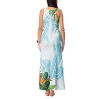 Polynesia Tank Maxi Dress Sharks Duo Tropical Turquoise