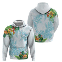 Polynesia Zip Hoodie Sharks Duo Tropical Turquoise LT7 - Polynesian Pride