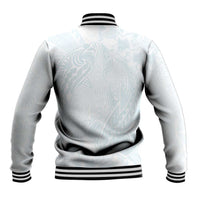 Polynesia Baseball Jacket Sharks Duo Tropical Off White LT7 - Polynesian Pride