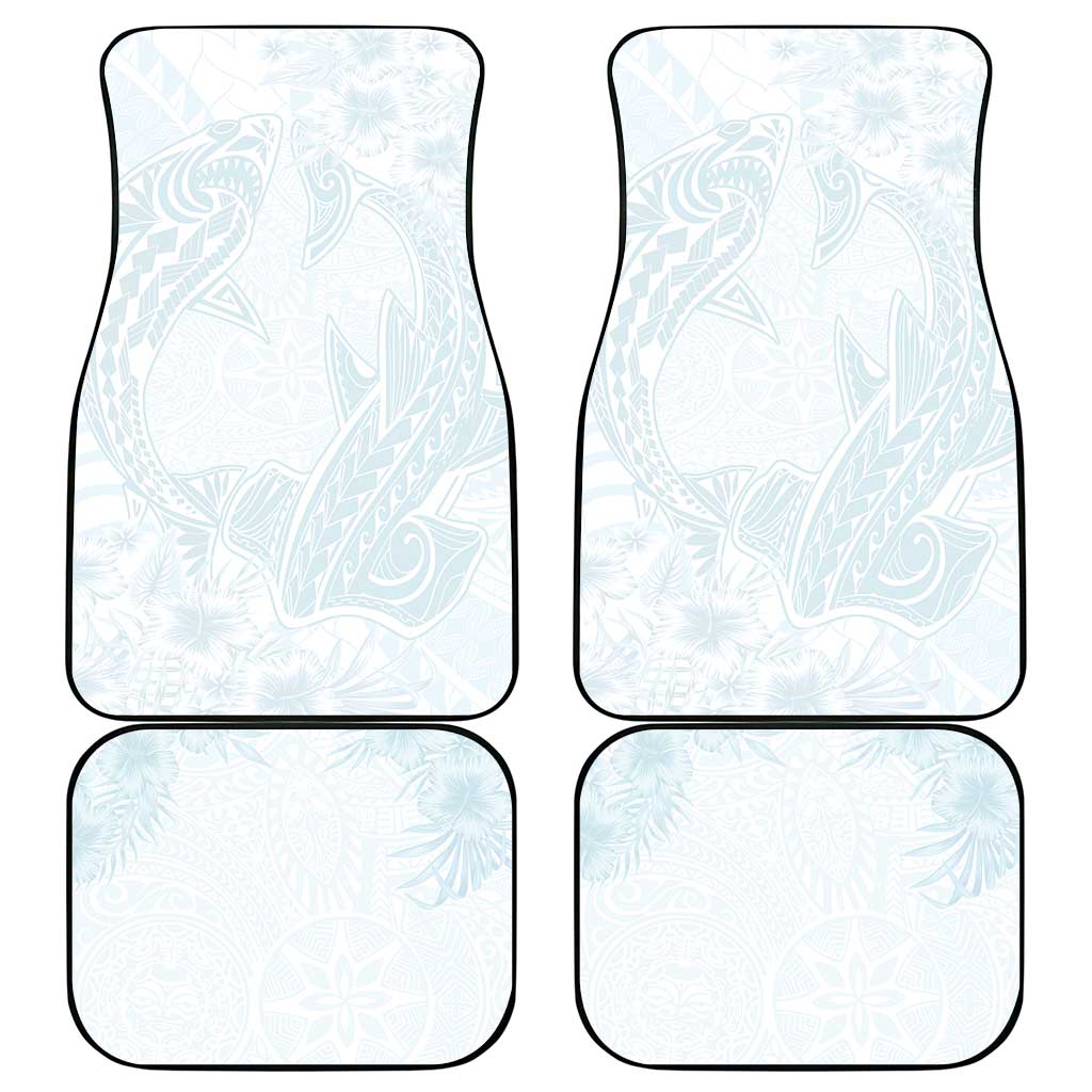 Polynesia Car Mats Sharks Duo Tropical Off White