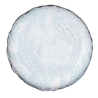 Polynesia Spare Tire Cover Sharks Duo Tropical Off White