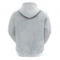 Polynesia Zip Hoodie Sharks Duo Tropical Off White LT7 - Polynesian Pride
