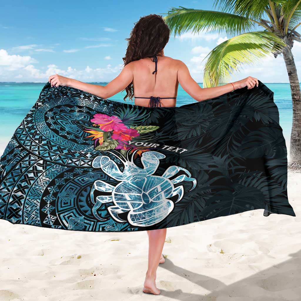 Niue Personalised Sarong Hiapo Mix Coconut Crab