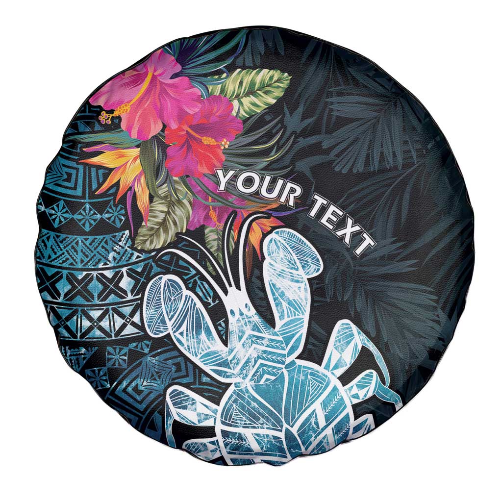 Niue Personalised Spare Tire Cover Hiapo Mix Coconut Crab