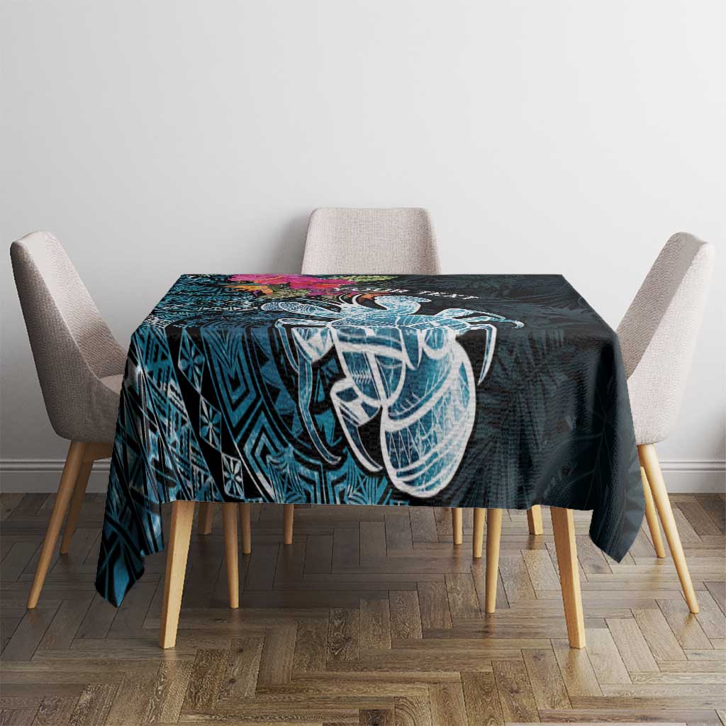 Niue Personalised Tablecloth Hiapo Mix Coconut Crab LT7 - Polynesian Pride