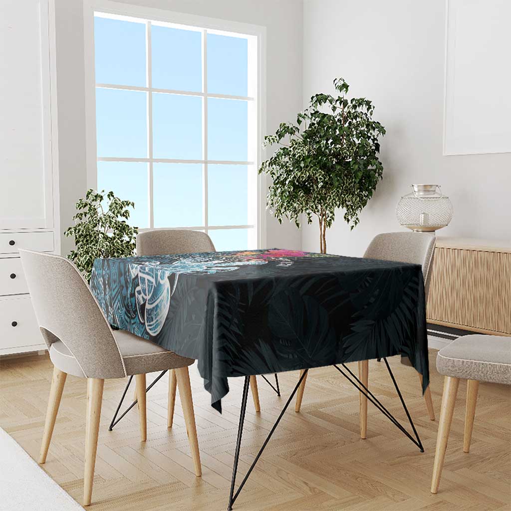 Niue Personalised Tablecloth Hiapo Mix Coconut Crab LT7 - Polynesian Pride