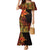 Niue Fakaalofa Atu Personalised Mermaid Dress Whale Hiapo Fiery Motif