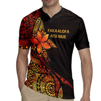 Niue Fakaalofa Atu Personalised Rugby Jersey Whale Hiapo Fiery Motif LT7 - Polynesian Pride