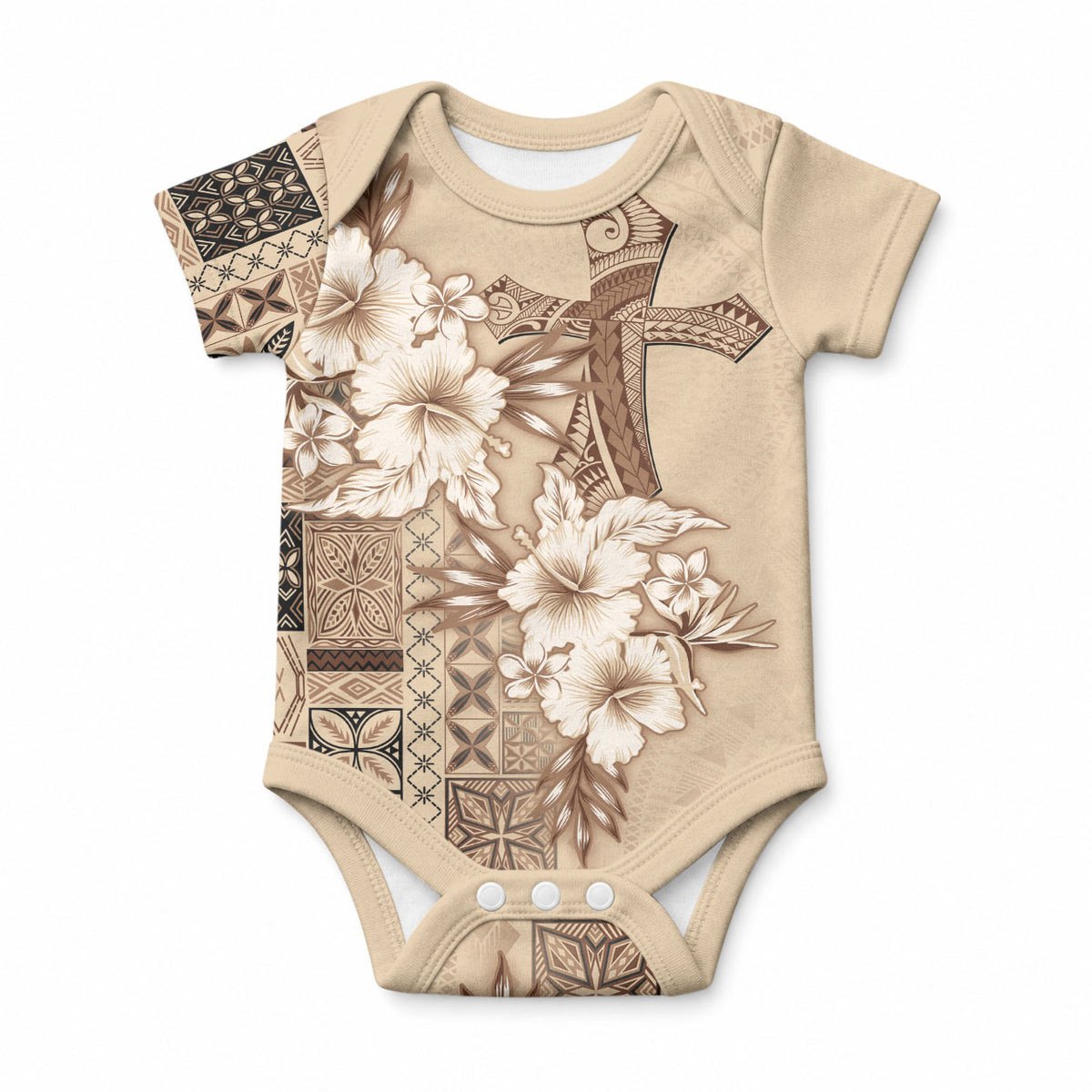 Samoa AIGA Mamanu Siapo Malu Motifs Baby Onesie