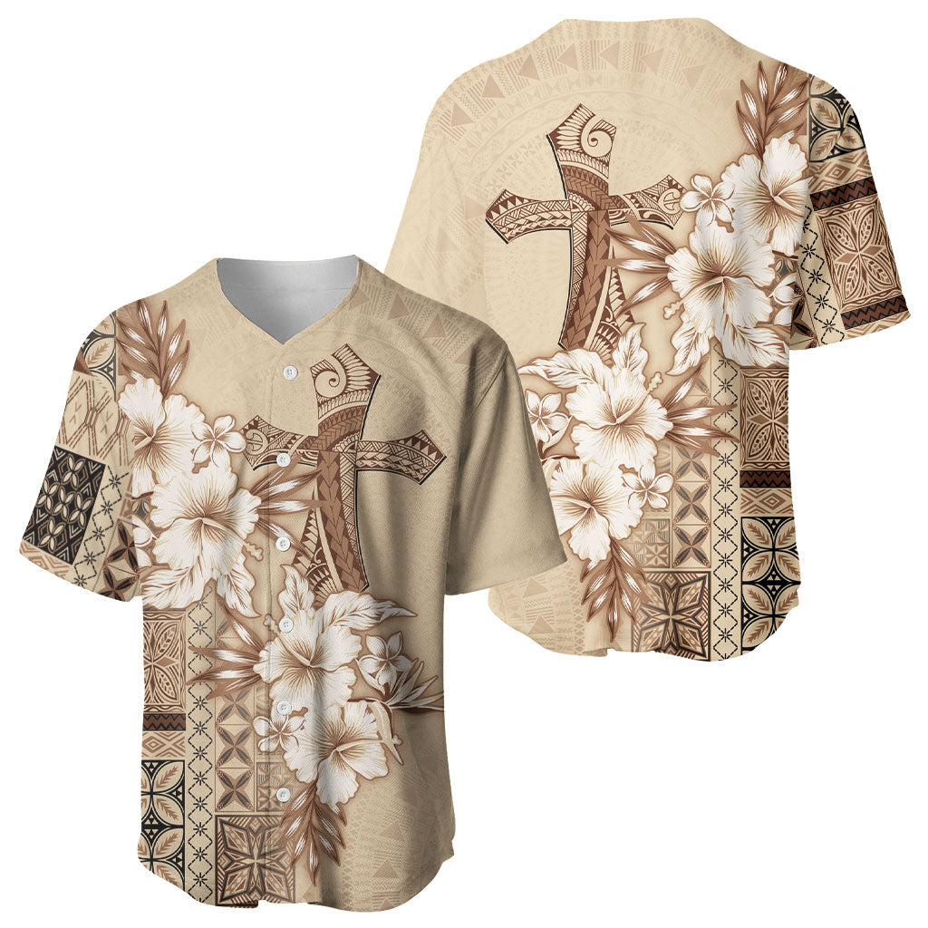 Samoa AIGA Mamanu Siapo Malu Motifs Baseball Jersey
