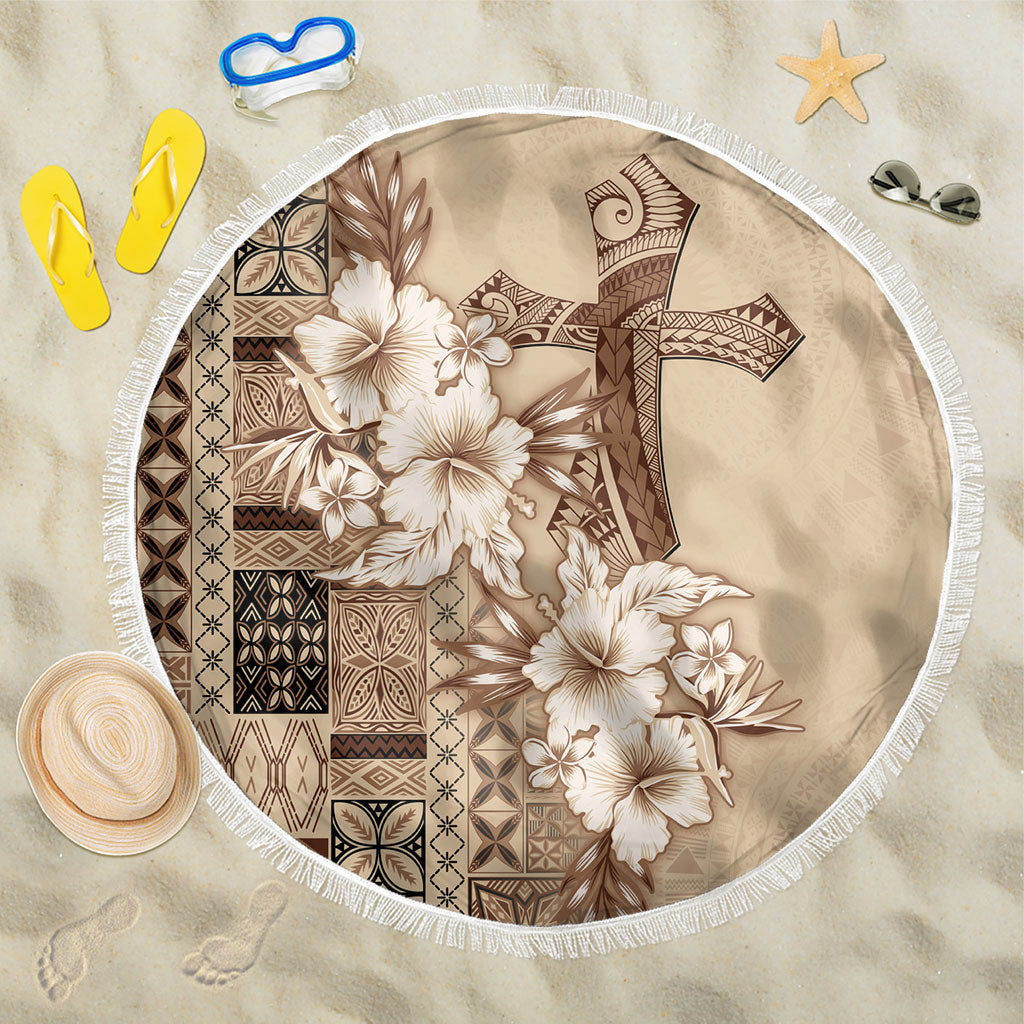 Samoa AIGA Mamanu Siapo Malu Motifs Beach Blanket