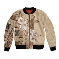 Samoa AIGA Mamanu Siapo Malu Motifs Bomber Jacket