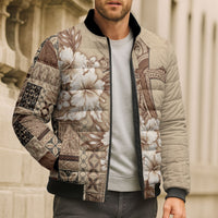 Samoa AIGA Mamanu Siapo Malu Motifs Bomber Puffer Jacket