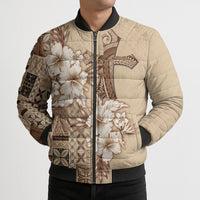 Samoa AIGA Mamanu Siapo Malu Motifs Bomber Puffer Jacket