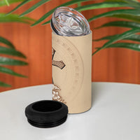 Samoa AIGA Mamanu Siapo Malu Motifs 4 in 1 Can Cooler Tumbler