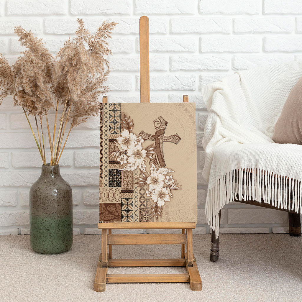 Samoa AIGA Mamanu Siapo Malu Motifs Canvas Wall Art