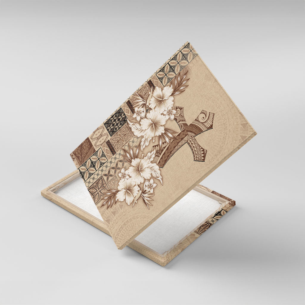 Samoa AIGA Mamanu Siapo Malu Motifs Canvas Wall Art