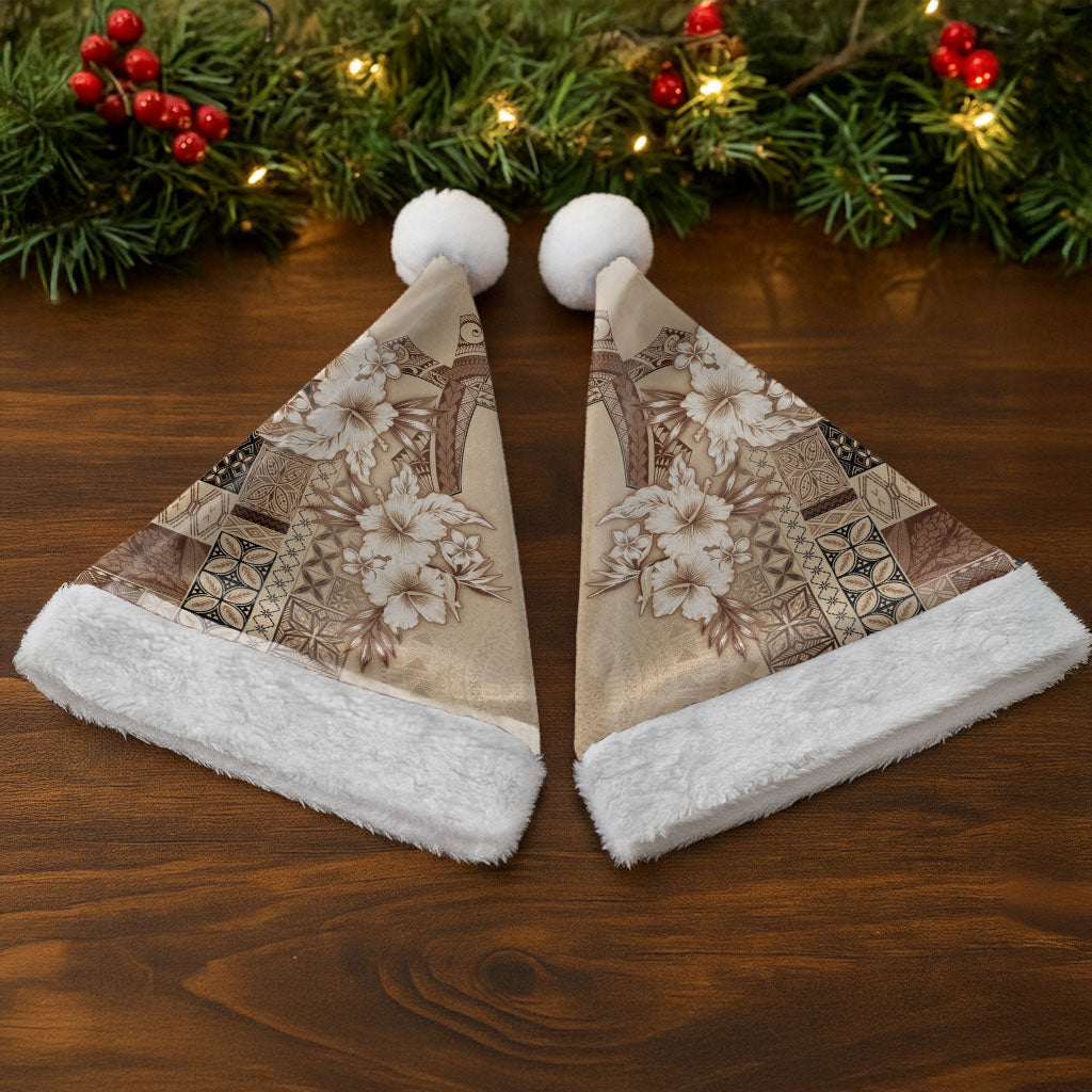 Samoa AIGA Mamanu Siapo Malu Motifs Christmas Santa Hat